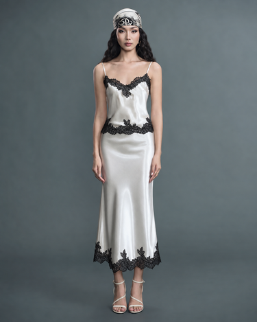 Whisper Camisole Skirt - Black