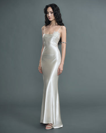 Lustre Satin Dress