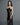 Lustre Satin Dress - Black